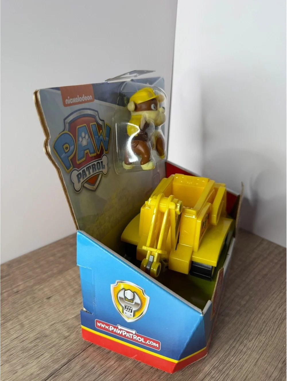 PAW Patrol Rubble Bulldozer Vehicle Toy with Rubble Figure